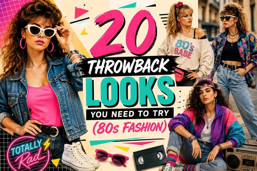 20 Throwback Looks You Need to Try (80s Fashion)